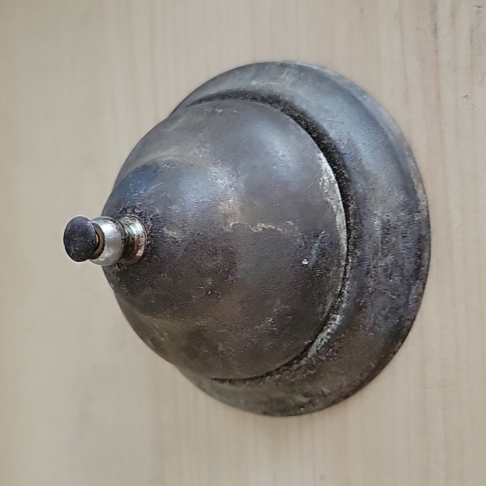 Antique Metal Hotel Desk Bell